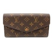 Pre-owned Canvas wallets Louis Vuitton Vintage , Brown , Dames