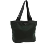 Pre-owned Nylon totes Prada Vintage , Green , Dames