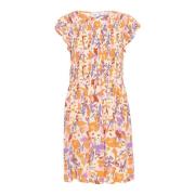 Bloemen Smock Jurk Gislasz Ice Flower Saint Tropez , Multicolor , Dame...