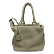 Pre-owned Leather celine-bags Celine Vintage , Beige , Dames