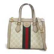 Pre-owned Fabric gucci-bags Gucci Vintage , Beige , Dames