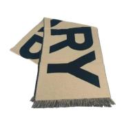 Pre-owned Wool scarves Burberry Vintage , Beige , Dames