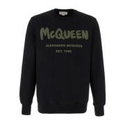 Stijlvolle Sweatshirts voor Mannen en Vrouwen Alexander McQueen , Blac...