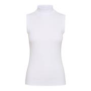 Rollneck Top Pure White InWear , White , Dames