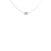 Parel Logo Ketting Handgemaakt Uniek Noor of Sweden , Gray , Dames