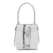 Krokoleer Bucket Tas Givenchy , Gray , Dames