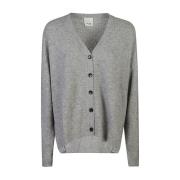 Grijze Sweater Collectie Allude , Gray , Dames