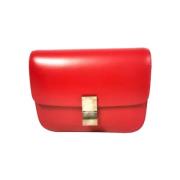 Pre-owned Leather celine-bags Celine Vintage , Red , Dames