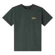 Universiteit Logo Katoenen T-Shirt A.p.c. , Green , Heren