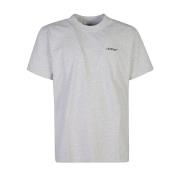 Grijze T-shirts en Polos Off White , Gray , Heren