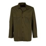 Militair Groene Zomer Overshirt Liu Jo , Green , Heren