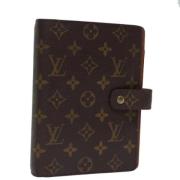 Pre-owned Canvas home-office Louis Vuitton Vintage , Brown , Dames