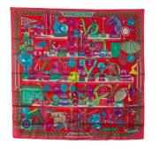 Pre-owned Silk scarves Hermès Vintage , Multicolor , Dames