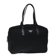 Pre-owned Nylon handbags Prada Vintage , Black , Dames