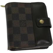 Pre-owned Canvas wallets Louis Vuitton Vintage , Brown , Dames