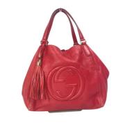 Pre-owned Leather gucci-bags Gucci Vintage , Red , Dames