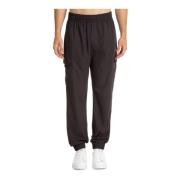 Sweatpants met trekkoord en logo Emporio Armani EA7 , Black , Heren