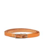 Pre-owned Leather bracelets Hermès Vintage , Brown , Dames