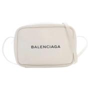 Pre-owned Leather crossbody-bags Balenciaga Vintage , Beige , Dames