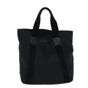 Pre-owned Canvas totes Gucci Vintage , Black , Dames