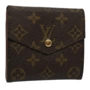 Pre-owned Canvas wallets Louis Vuitton Vintage , Brown , Dames