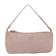 Pre-owned Nylon pouches Prada Vintage , Pink , Dames