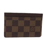 Pre-owned Canvas wallets Louis Vuitton Vintage , Brown , Dames