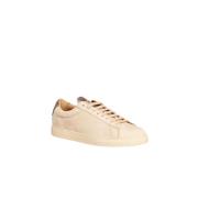 Waterdichte Nubuck Lage Sneakers Zespà , Beige , Dames