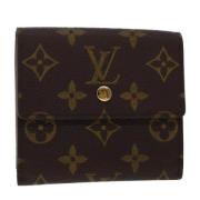 Pre-owned Canvas wallets Louis Vuitton Vintage , Brown , Dames