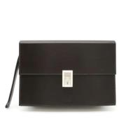 Pre-owned Leather clutches Dunhill Pre-owned , Black , Heren