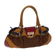 Pre-owned Leather handbags Salvatore Ferragamo Pre-owned , Orange , Da...