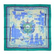 Pre-owned Silk scarves Hermès Vintage , Multicolor , Dames