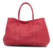 Pre-owned Leather handbags Hermès Vintage , Red , Dames