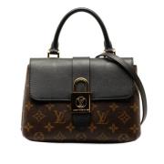 Pre-owned Leather handbags Louis Vuitton Vintage , Brown , Dames