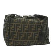 Pre-owned Canvas handbags Fendi Vintage , Brown , Dames