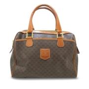 Pre-owned Leather handbags Celine Vintage , Brown , Dames