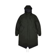 Stijlvolle Fishtail Parka Jas Rains , Green , Dames