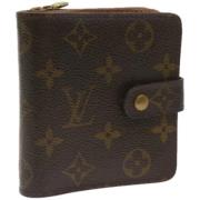 Pre-owned Canvas wallets Louis Vuitton Vintage , Brown , Dames