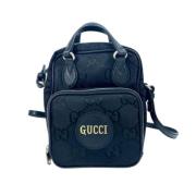 Pre-owned Canvas gucci-bags Gucci Vintage , Blue , Heren