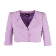 Damesblazer Licht Glicin/Rosa Winter Liu Jo , Pink , Dames