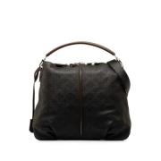 Pre-owned Leather handbags Louis Vuitton Vintage , Black , Dames