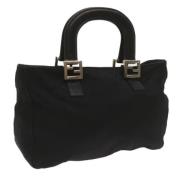 Pre-owned Nylon handbags Fendi Vintage , Black , Dames