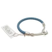 Pre-owned Fabric bracelets Hermès Vintage , Blue , Dames