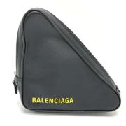 Pre-owned Leather clutches Balenciaga Vintage , Black , Heren