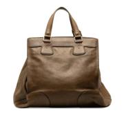 Pre-owned Leather handbags Celine Vintage , Brown , Dames