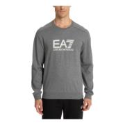 Gestreepte Sweatshirt Emporio Armani EA7 , Gray , Heren