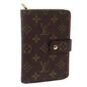 Pre-owned Canvas wallets Louis Vuitton Vintage , Brown , Dames