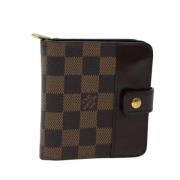 Pre-owned Canvas wallets Louis Vuitton Vintage , Brown , Dames