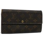 Pre-owned Canvas wallets Louis Vuitton Vintage , Brown , Dames