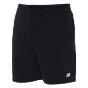 French Terry Shorts New Balance , Black , Heren